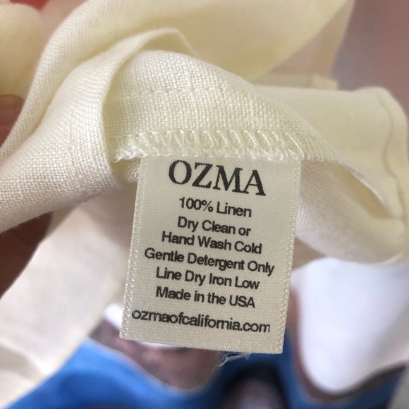Ozma of California Zaire Top - Natural/Linen - Picture 7 of 7
